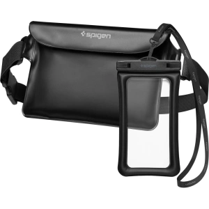 Spigen A621 Universal Waterproof Case & Waist Bag Black