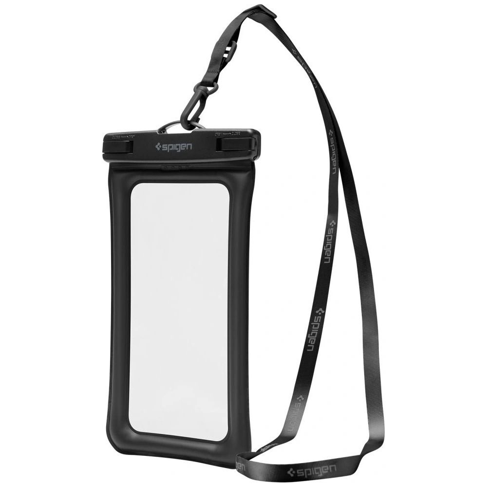 Hurtownia GSM - Etui + vodotěsná taška Spigen A621 Univerzální vodotěsný obal a pásková taška černá - SPN2279BLK - {ean13} - Hurt