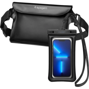 Wholesale Spigen A621 Universal Waterproof Case & Waist Bag Black - SPN2279BLK - {ean13} - Hurt