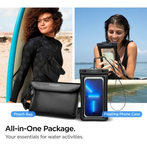 Wholesale Spigen A621 Universal Waterproof Case & Waist Bag Black - SPN2279BLK - {ean13} - Hurt