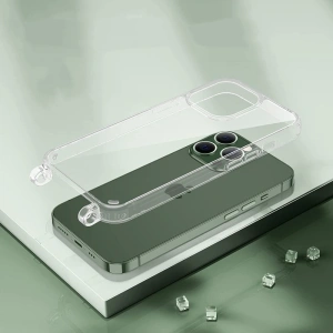 Etui Tech-Protect Flexair Chain Apple iPhone 13/14 Černá & Růžová