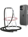 Etui Tech-Protect Flexair Chain Apple iPhone 11 Černá & Růžová