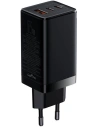 Ładowarka sieciowa Baseus GaN3 Pro 2xUSB-C + USB-A 65W (czarna)