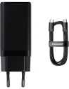 Hurtownia GSM - Ładowarka sieciowa Baseus GaN3 Pro 2xUSB-C + USB-A 65W (czarna) - BSU3480BLK - {ean13} - Hurt