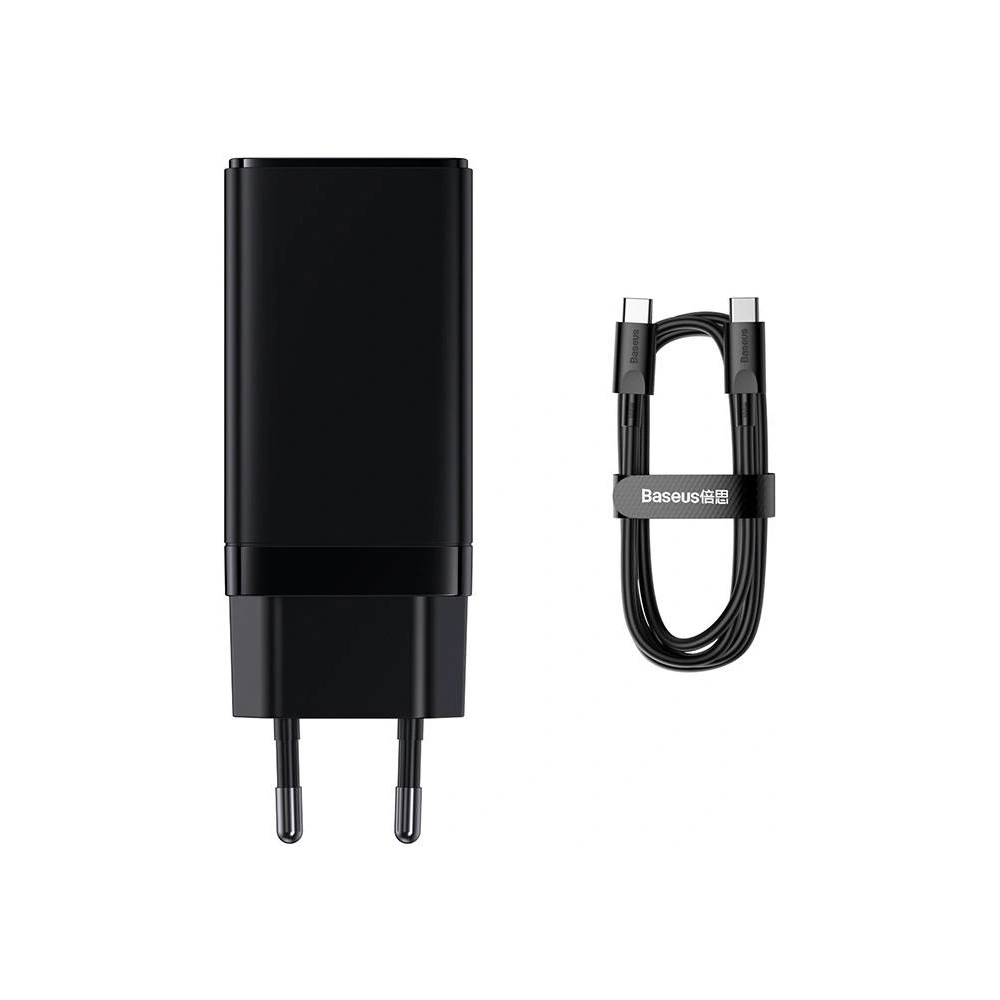 Hurtownia GSM - Ładowarka sieciowa Baseus GaN3 Pro 2xUSB-C + USB-A 65W (czarna) - BSU3480BLK - {ean13} - Hurt