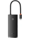 Hub 5w1 Baseus Lite Series USB-C - 3x USB 3.0 + USB-C + HDMI (czarny)