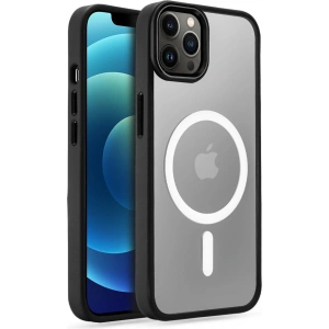 Hurtownia GSM - Etui Tech-Protect Magmat MagSafe Apple iPhone 12/12 Pro Čiré/Černé - THP1200CLBLK - {ean13} - Hurt