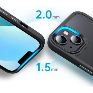 Hurtownia GSM - Etui Tech-Protect Magmat MagSafe Apple iPhone 12/12 Pro Čiré/Černé - THP1200CLBLK - {ean13} - Hurt