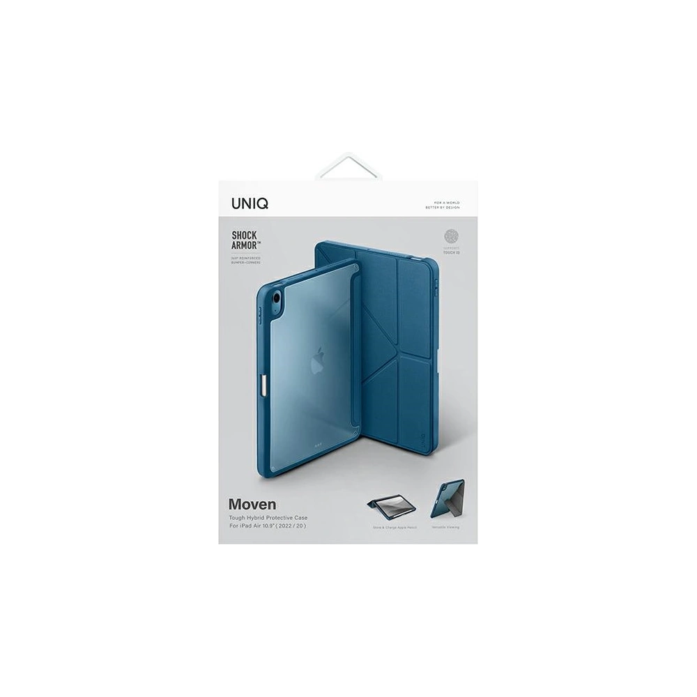 Hurtownia GSM - Etui UNIQ Moven Apple iPad Air 10.9 2020/2022 (4. i 5. generacji) / iPad Air 11 2024 (6. generacji) Antimicrobial niebieski/carpi blue - UNIQ647BLU - {ean13} - Hurt