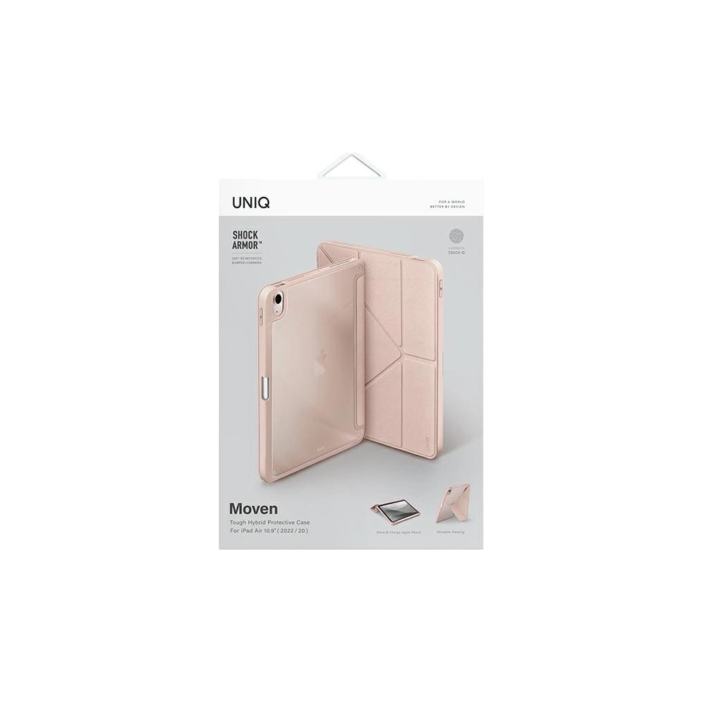 Hurtownia GSM - Case UNIQ Moven Apple iPad Air 10.9 2020/2022 (4. und 5. Generation) / iPad Air 11 2024 (6. Generation) Antimicrobial rosa/blush pink - UNIQ648PNK - {ean13} - Hurt