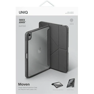 Hurtownia GSM - Case UNIQ Moven Apple iPad Air 10.9 2020/2022 (4. und 5. Generation) / iPad Air 11 2024 (6. Generation) Antimicrobial grau/charcoal grey - UNIQ649GRY - {ean13} - Hurt