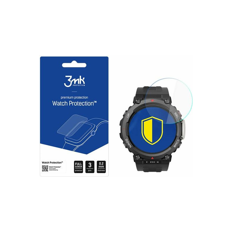 3MK Distributor - 5903108485524 - 3MK3823 - 3MK FlexibleGlass Watch Protection Amazfit T-Rex 2 - B2B homescreen