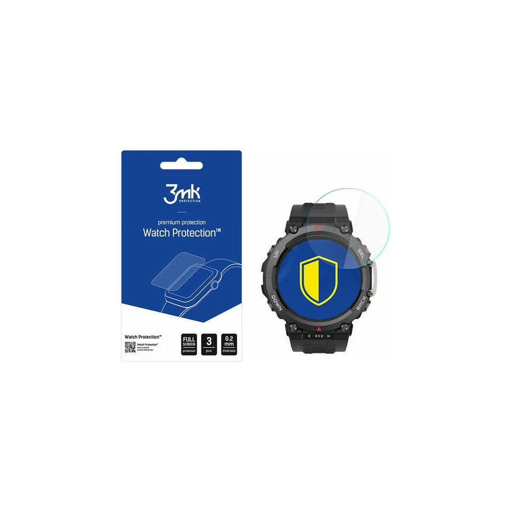 Hurtownia GSM - Hybidní sklo 3MK FlexibleGlass Ochrana hodinek Amazfit T-Rex 2 - 3MK3823 - {ean13} - Hurt