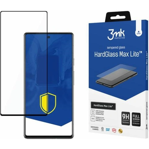 Szkło hartowane 3MK HardGlass Max Lite Google Pixel 6a czarne