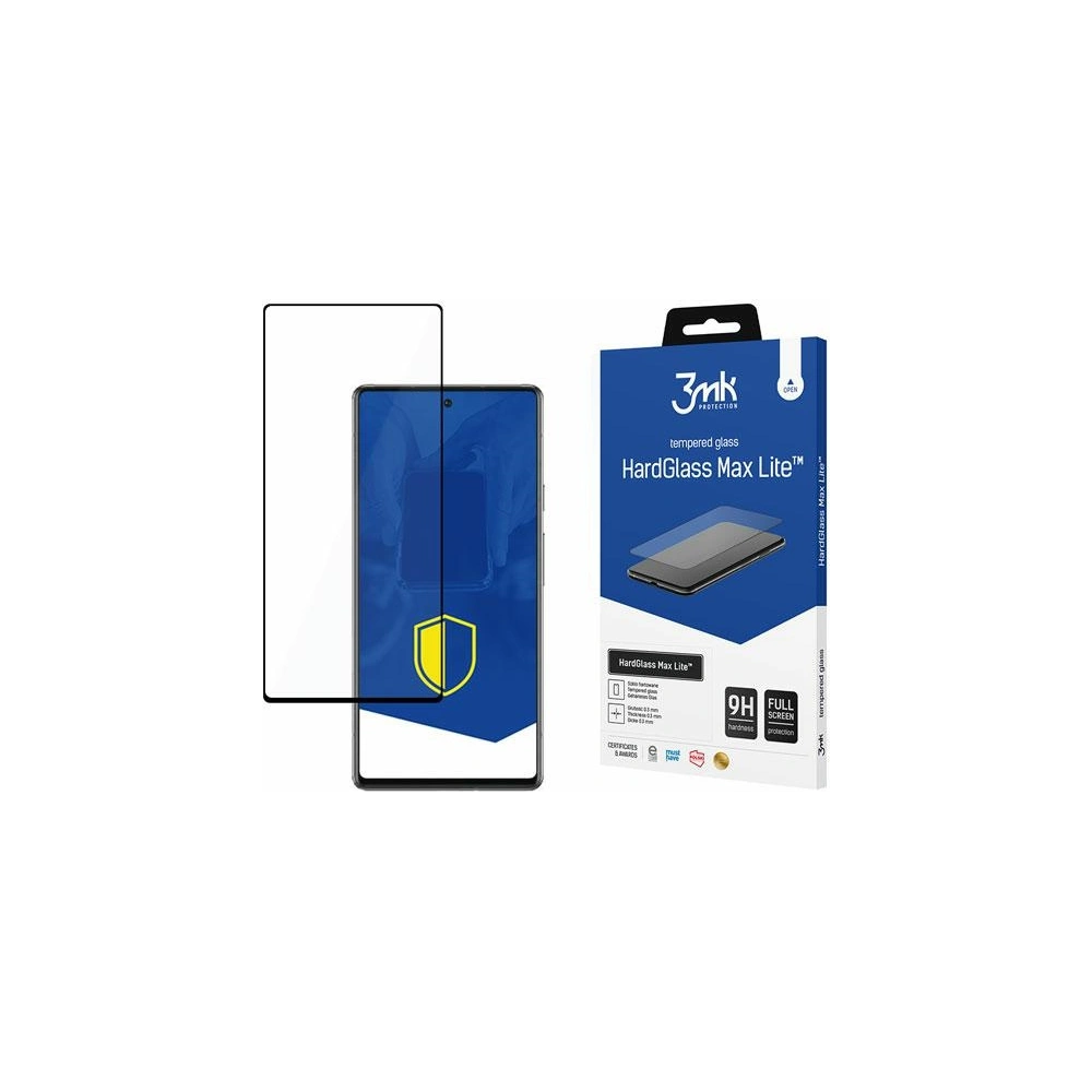 Hurtownia GSM - Szkło hartowane 3MK HardGlass Max Lite Google Pixel 6a czarne - 3MK3844BLK - {ean13} - Hurt