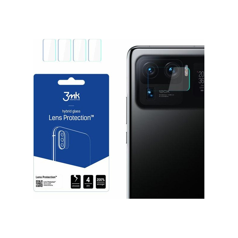 Hurtownia 3MK - 5903108485975 - 3MK3860 - Szkło hybrydowe na obiektyw aparatu 3MK Lens Protection Xiaomi Mi 11 Ultra 5G [4 PACK] - B2B homescreen
