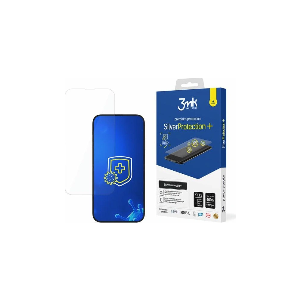 Hurtownia GSM - Antymikrobowa folia ochronna 3MK Silver Protect+ Apple iPhone iPhone 14 Plus / 15 Plus - 3MK3865 - {ean13} - Hurt