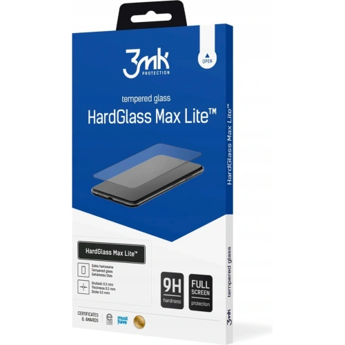 Szkło hartowane 3MK HardGlass Max Lite POCO F4 5G czarne