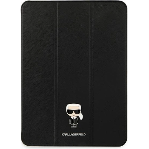 Etui Karl Lagerfeld KLFC12OKMK Apple iPad Pro 12.9 2021 (5. generacji) Book Cover czarny/black Saffiano Karl Iconic