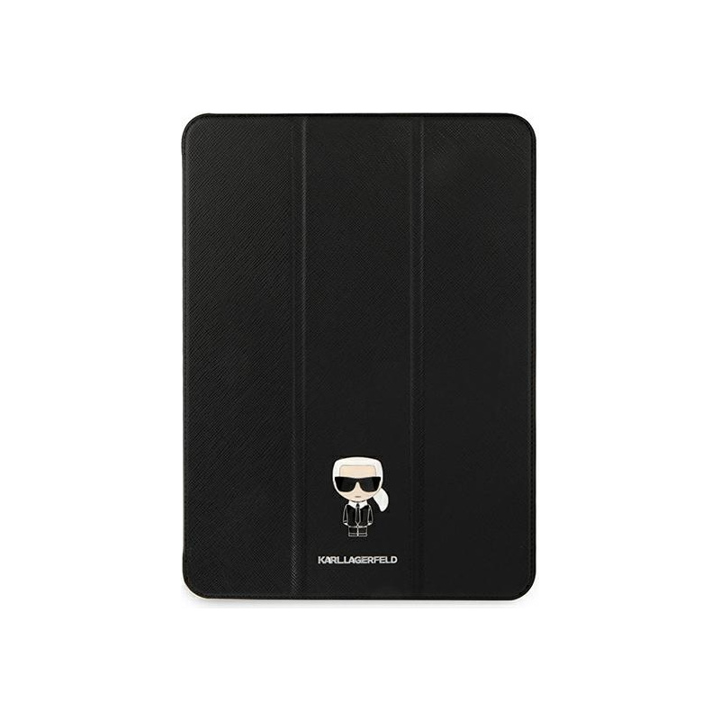 Karl Lagerfeld Distributor - 3666339030384 - KLD976BLK - Karl Lagerfeld KLFC12OKMK Apple iPad Pro 12.9 2021 (5 gen) Book Cover black Saffiano Karl Iconic - B2B homescreen