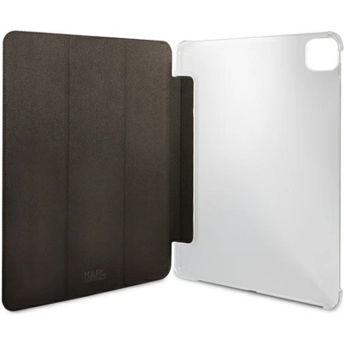 Etui Karl Lagerfeld KLFC12OKMK Apple iPad Pro 12.9 2021 (5. generacji) Book Cover czarny/black Saffiano Karl Iconic