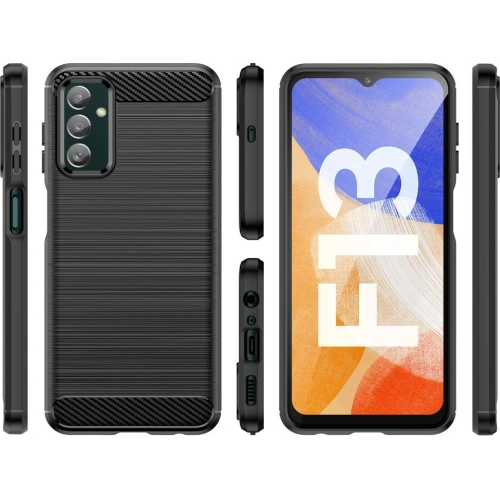 Etui Tech-Protect TPUCarbon Samsung Galaxy M13 Black