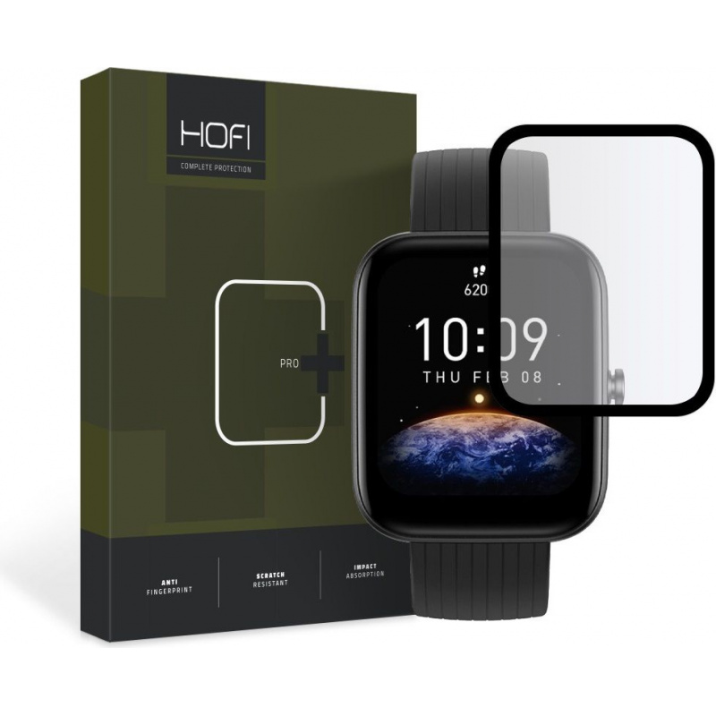 Hurtownia Hofi - 9589046924194 - HOFI251BLK - Szkło hybrydowe Hofi Hybrid Pro+ Amazfit Bip 3/3 Pro Black - B2B homescreen