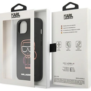 Etui Karl Lagerfeld KLHCP13STUOK Apple iPhone 13 mini wielokolorowy/multicolor hardcase Karl Ikonik Outline Etui Karl Lagerfeld KLHCP13STUOK Apple iPhone 13 mini wielokolorowy/multicolor hardcase Karl Ikonik Outline