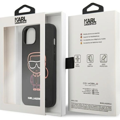 Etui Karl Lagerfeld KLHCP13STUOK Apple iPhone 13 mini wielokolorowy/multicolor hardcase Karl Ikonik Outline