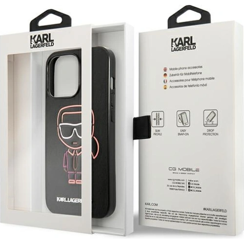 Etui Karl Lagerfeld KLHCP13XTUOK Apple iPhone 13 Pro Max wielokolorowy/multicolor hardcase Karl Ikonik Outline