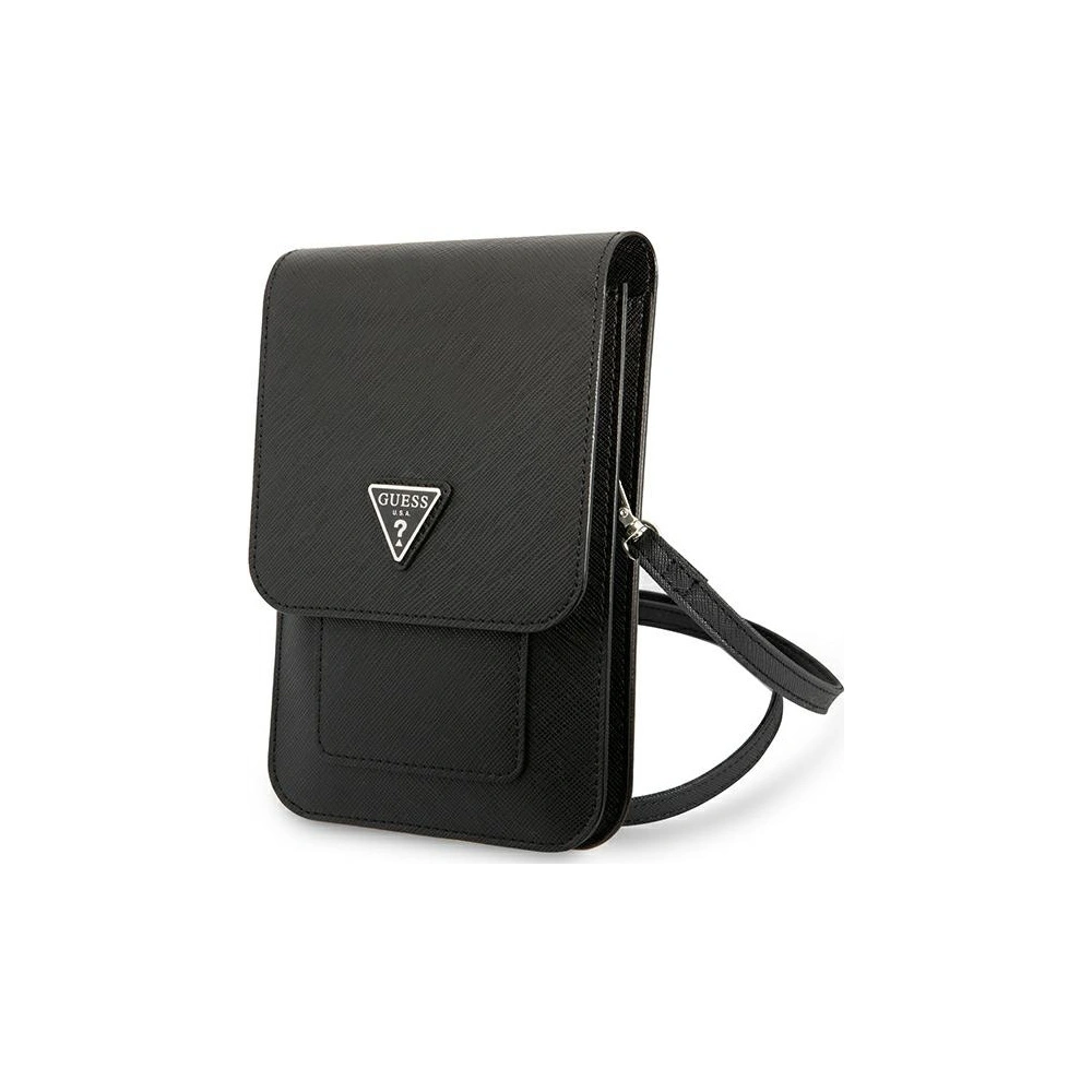 Wholesale Guess GUWBSATMBK black Saffiano Triangle - GUE1858BLK - {ean13} - Hurt