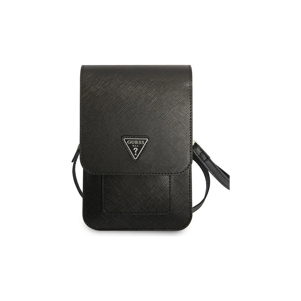 Hurtownia GSM - Torebka Guess GUWBSATMBK czarny/black Saffiano Triangle - GUE1858BLK - {ean13} - Hurt