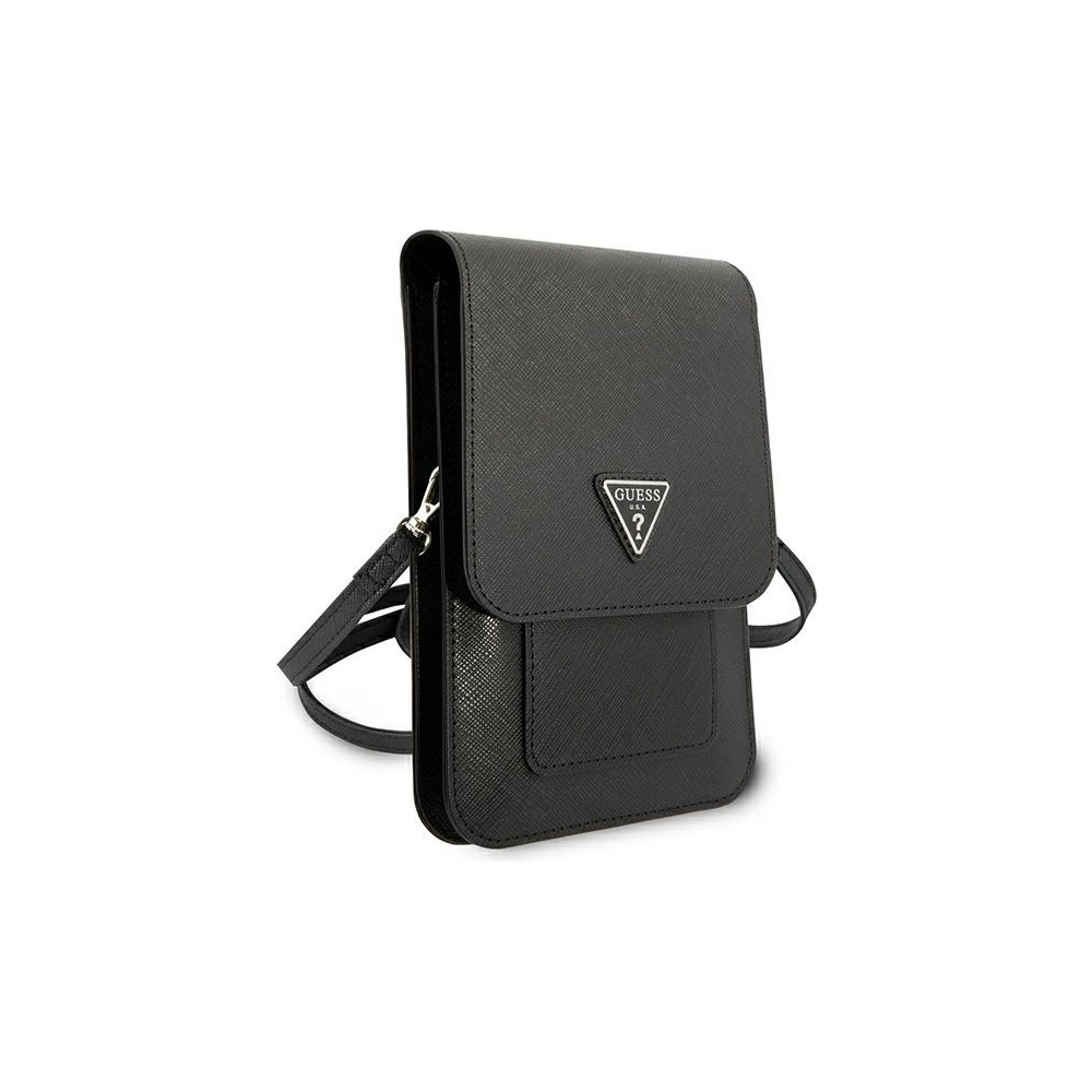Hurtownia GSM - Torebka Guess GUWBSATMBK czarny/black Saffiano Triangle - GUE1858BLK - {ean13} - Hurt