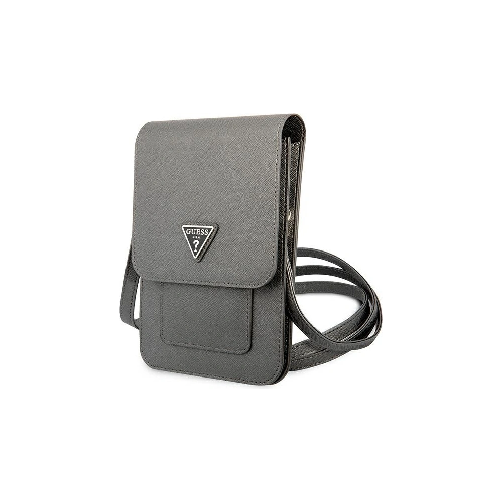 Hurtownia GSM - Torebka Guess GUWBSATMGR szary/grey Saffiano Triangle - GUE1859GRY - {ean13} - Hurt