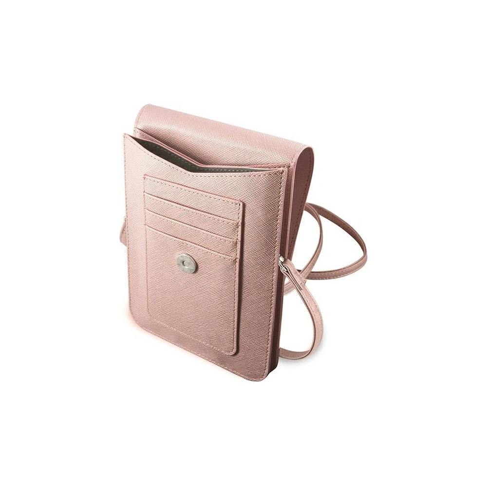 Hurtownia GSM - Torebka Guess GUWBSATMPI růžová/pink Saffiano Triangle - GUE1861PNK - {ean13} - Hurt