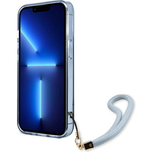 Etui Guess GUHCP13LHTSGSB Apple iPhone 13 Pro niebieski/blue hardcase Translucent Stap