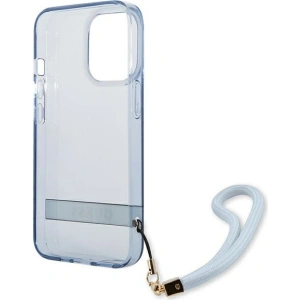 Etui Guess GUHCP13LHTSGSB Apple iPhone 13 Pro niebieski/blue hardcase Translucent Stap