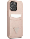 Hurtownia GSM - Etui Guess GUHCP13LPSATPP Apple iPhone 13 Pro różowy/pink hardcase SaffianoTriangle Logo Cardslot - GUE1864PNK - {ean13} - Hurt