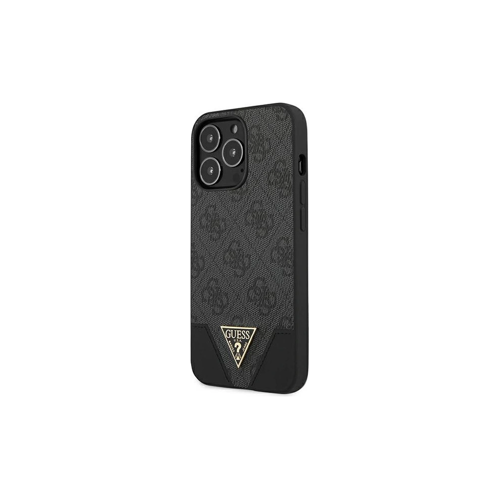 Hurtownia GSM - Etui Guess GUHCP13LPU4GHBK Apple iPhone 13 Pro šedý/grey hardcase 4G Triangle Collection - GUE1865GRY - {ean13} - Hurt