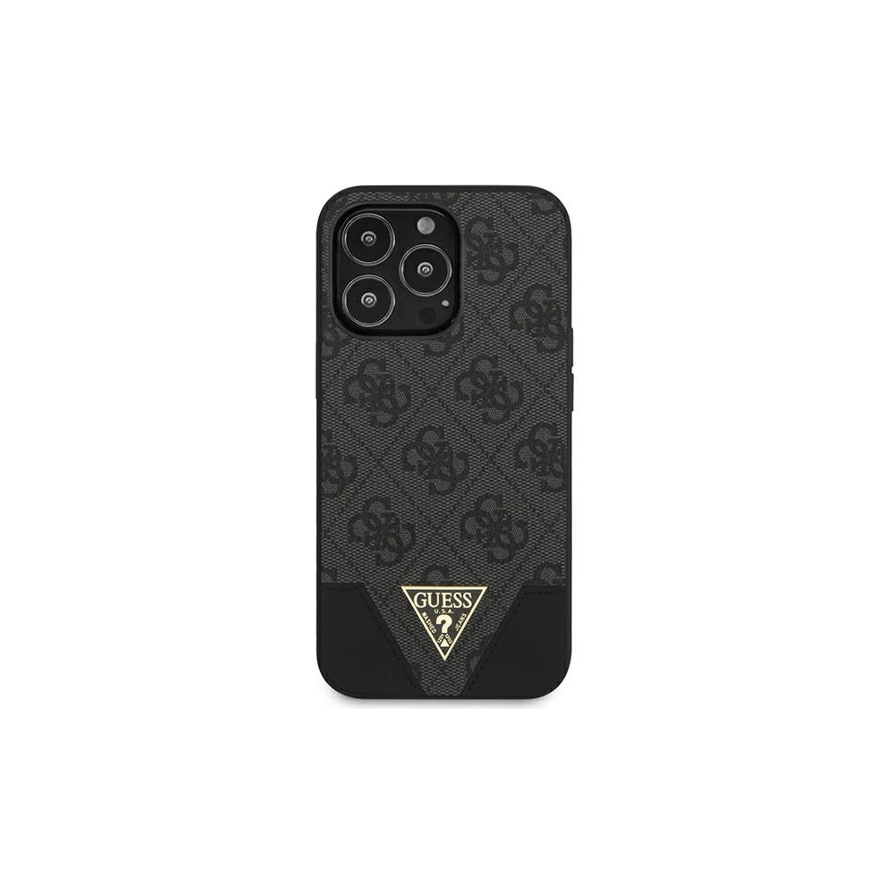 Hurtownia GSM - Etui Guess GUHCP13LPU4GHBK Apple iPhone 13 Pro szary/grey hardcase 4G Triangle Collection - GUE1865GRY - {ean13} - Hurt