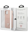 Wholesale Guess GUHCP13MPSATPP Apple iPhone 13 pink hardcase SaffianoTriangle Logo Cardslot - GUE1868PNK - {ean13} - Hurt