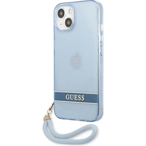 Etui Guess GUHCP13SHTSGSB Apple iPhone 13 mini niebieski/blue hardcase Translucent Stap