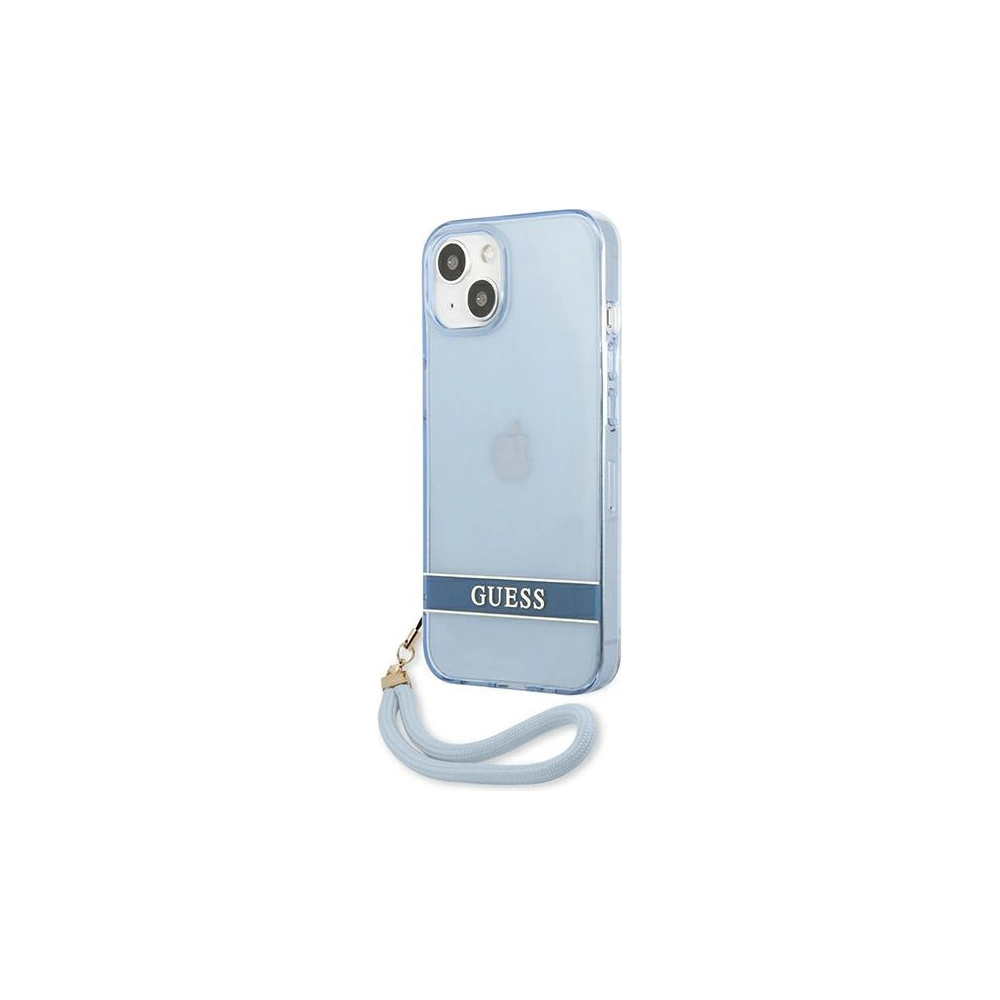 Hurtownia GSM - Etui Guess GUHCP13SHTSGSB Apple iPhone 13 mini niebieski/blue hardcase Translucent Stap - GUE1869BLU - {ean13} - Hurt