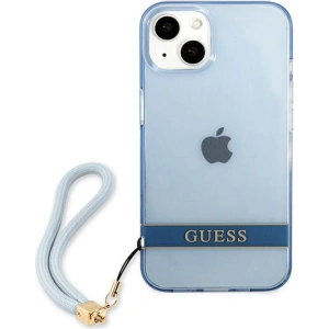 Hurtownia GSM - Etui Guess GUHCP13SHTSGSB Apple iPhone 13 mini niebieski/blue hardcase Translucent Stap - GUE1869BLU - {ean13} - Hurt