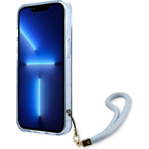 Etui Guess GUHCP13SHTSGSB Apple iPhone 13 mini niebieski/blue hardcase Translucent Stap