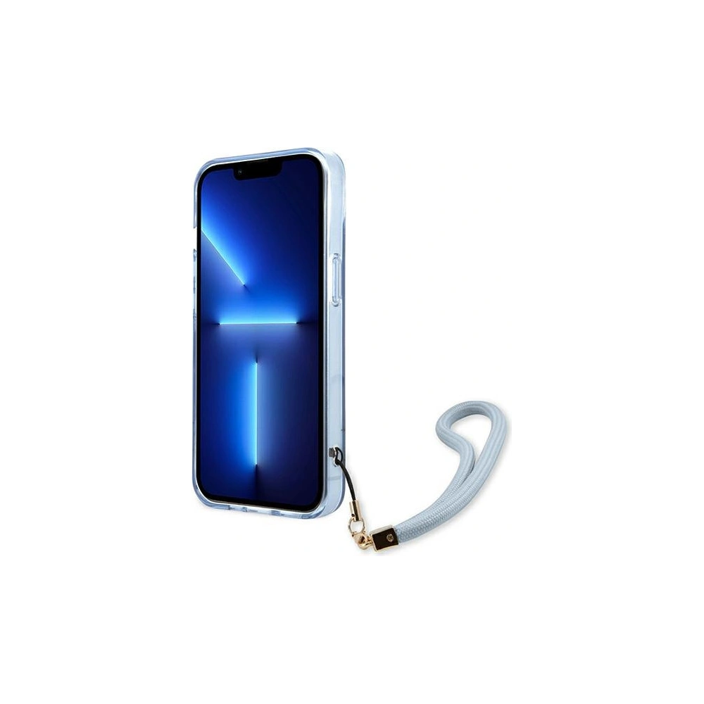 Hurtownia GSM - Etui Guess GUHCP13SHTSGSB Apple iPhone 13 mini modrý/blue hardcase Translucent Stap - GUE1869BLU - {ean13} - Hurt