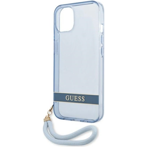 Etui Guess GUHCP13SHTSGSB Apple iPhone 13 mini niebieski/blue hardcase Translucent Stap