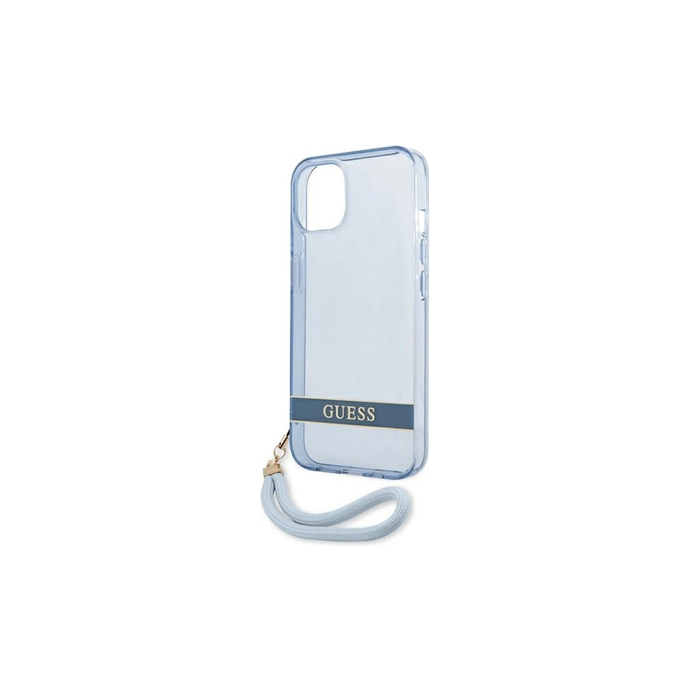 Hurtownia GSM - Etui Guess GUHCP13SHTSGSB Apple iPhone 13 mini modrý/blue hardcase Translucent Stap - GUE1869BLU - {ean13} - Hurt