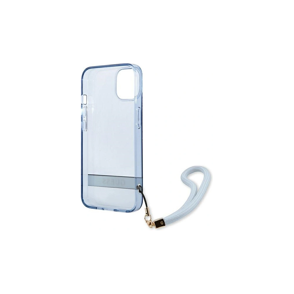 Hurtownia GSM - Etui Guess GUHCP13SHTSGSB Apple iPhone 13 mini niebieski/blue hardcase Translucent Stap - GUE1869BLU - {ean13} - Hurt