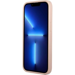 Hurtownia GSM - Etui Guess GUHCP13SPSATPP Apple iPhone 13 mini rózsaszín/pink keménytok SaffianoTriangle Logo Kártyatartó - GUE1871PNK - {ean13} - Hurt